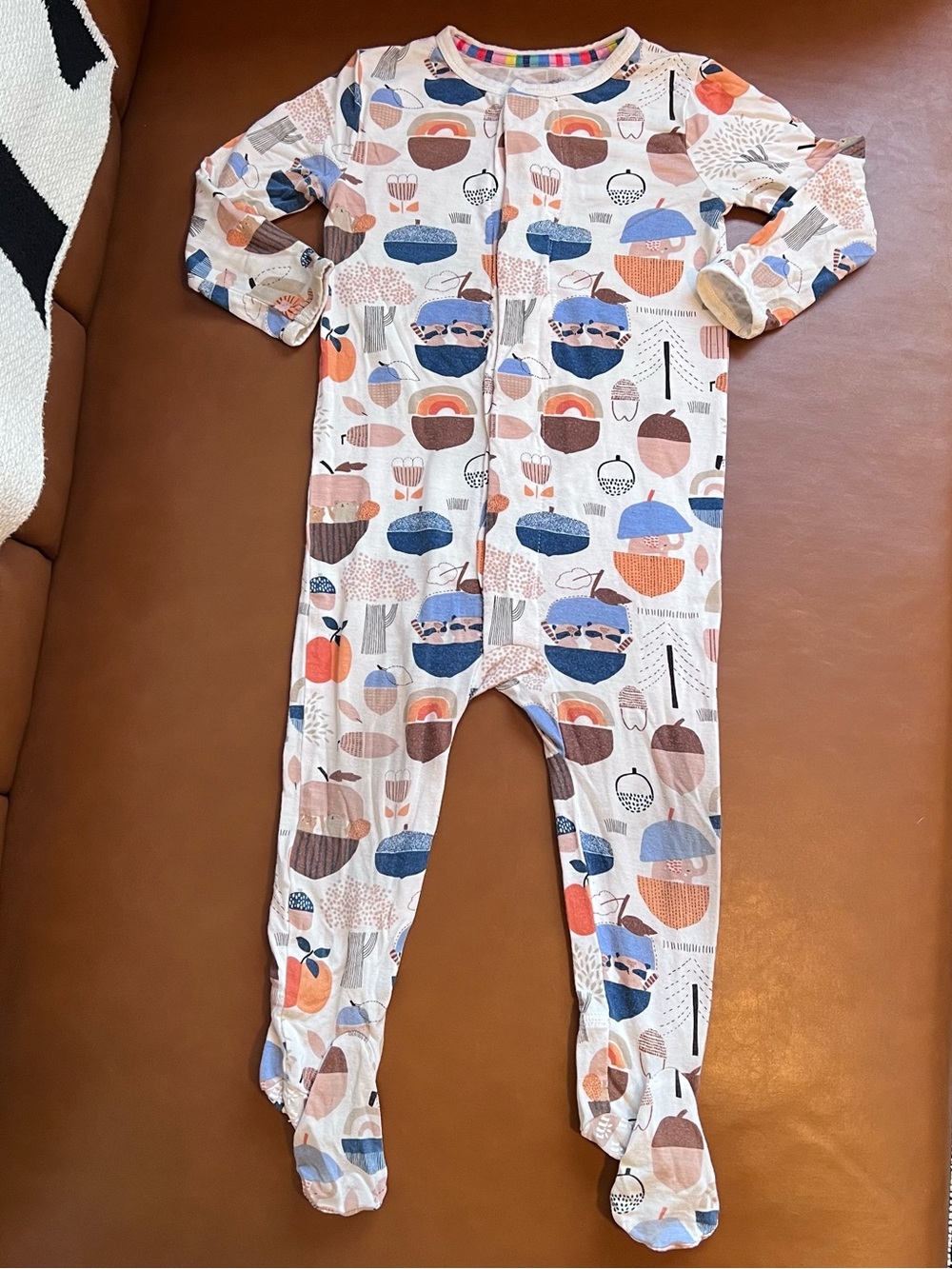 Magnetic Me Acorn Woodland Eco Modal Footie Sleeper 9-12 Months